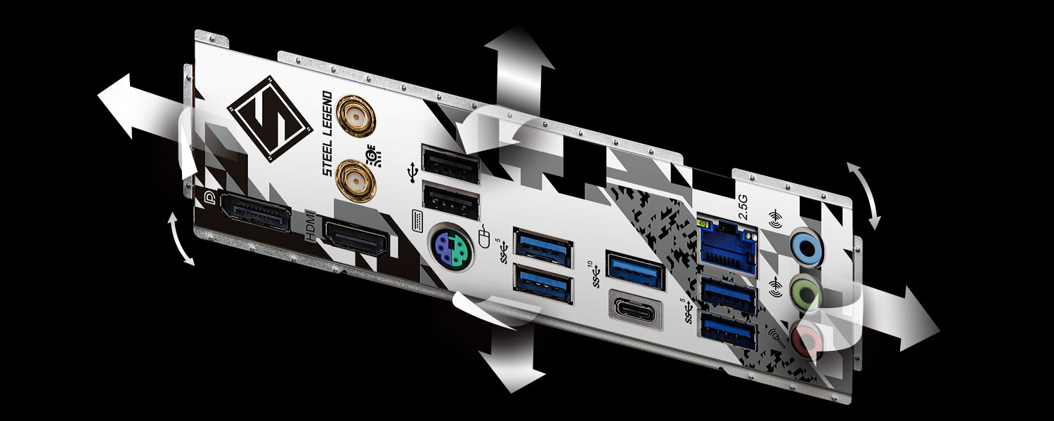 Flexible Integrated IO Shield